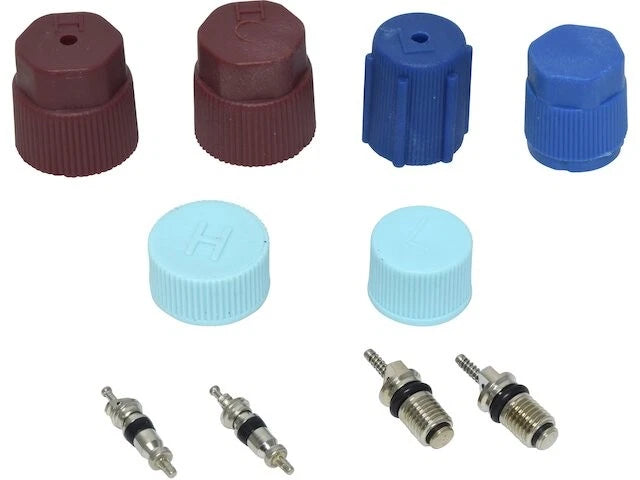 A/C System Valve Core and Cap Kit for Acura TSX (2004–2009, 2014) 14593GSYH