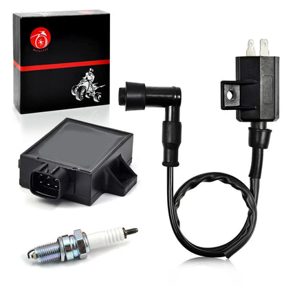 Igniter CDI and Ignition Coil for Kawasaki Bayou 220 Bayou 250 1996-2011 - 21121-1160 21119-1457