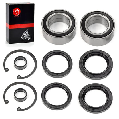Front Wheel Bearings Seals Circlip Dust Seal for Honda Rancher 350 400 420 TRX350 TRX400 TRX420