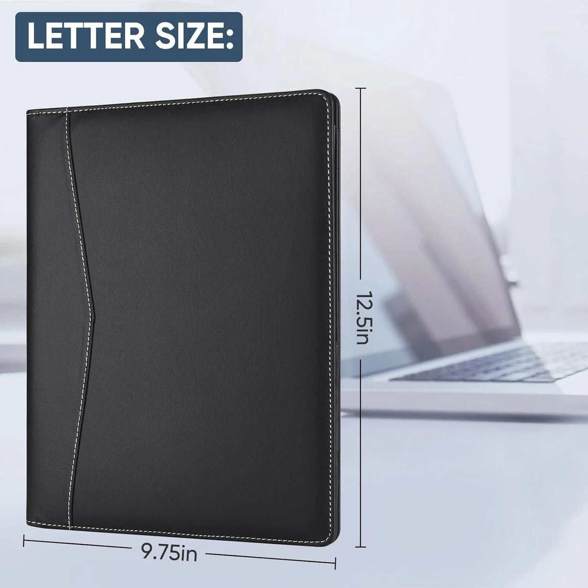 Leather Portfolio Binder for Business Documents