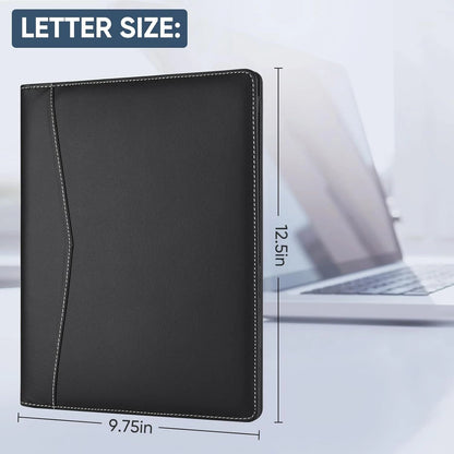 Leather Portfolio Binder for Business Documents