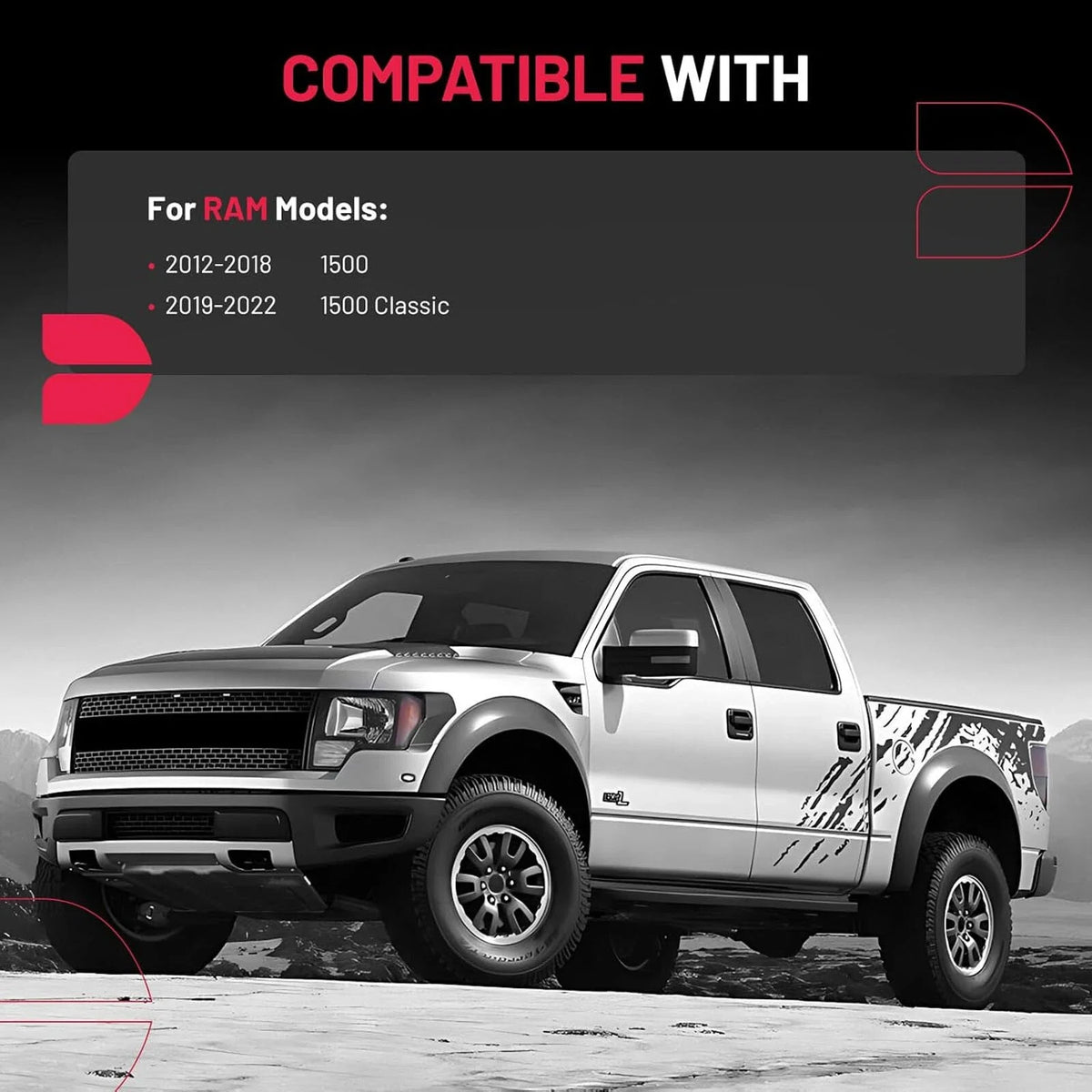 4PCS 2 Inch Wheel Spacers for RAM 1500 2012-2018 (5x5.5)