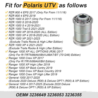 Front Differential Output Hub Assembly for Polaris RZR 4 900 (2017–2018) 3236649