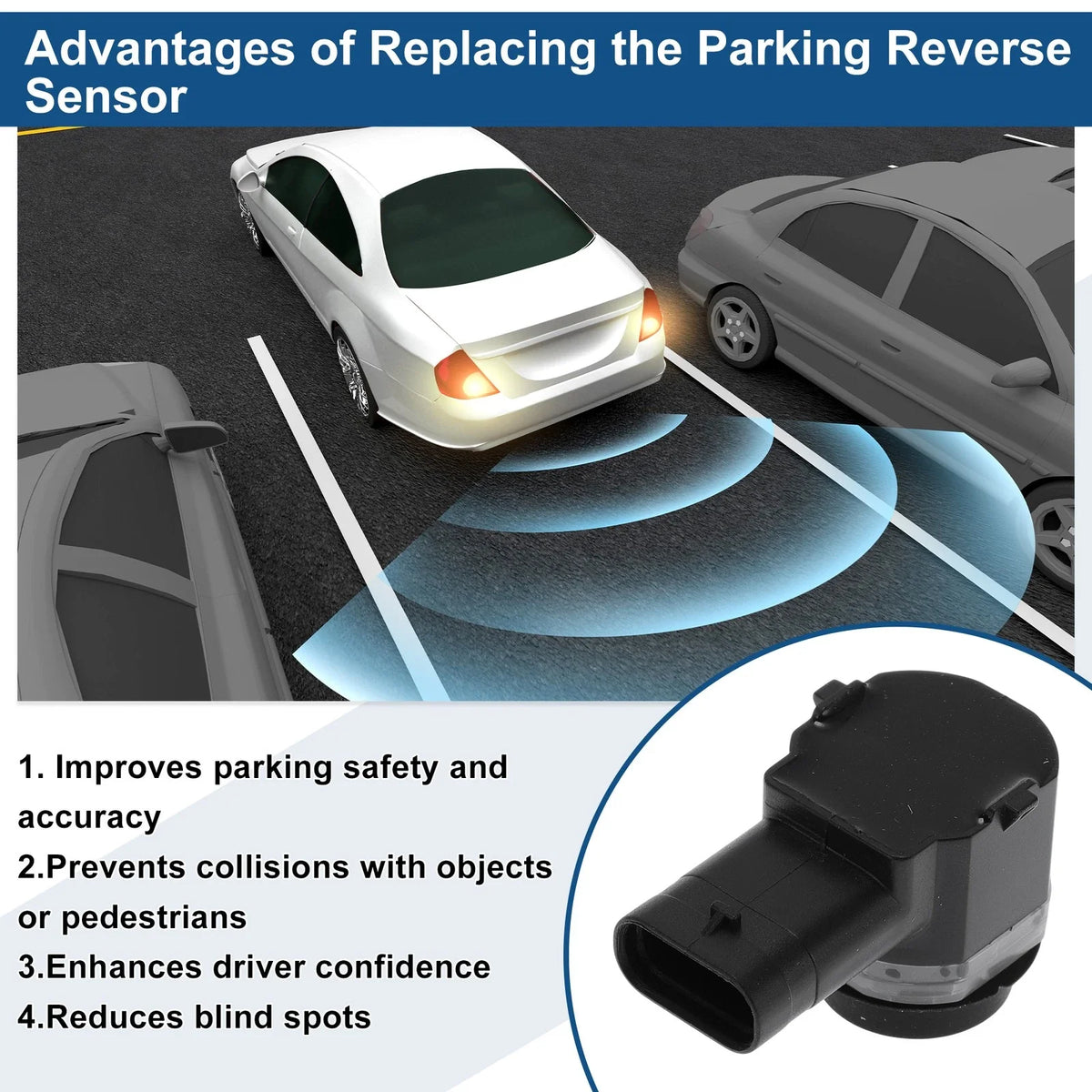 Reverse Backup Parking Sensor for Ford Explorer (2020–2021) AM5T15K859AAWW