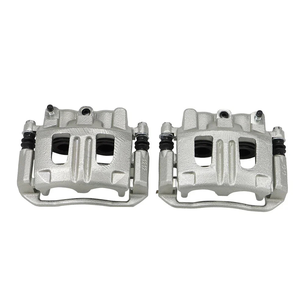 Set of 2 Front Brake Calipers with Bracket for Saturn Pontiac Chevrolet (2004–2007)