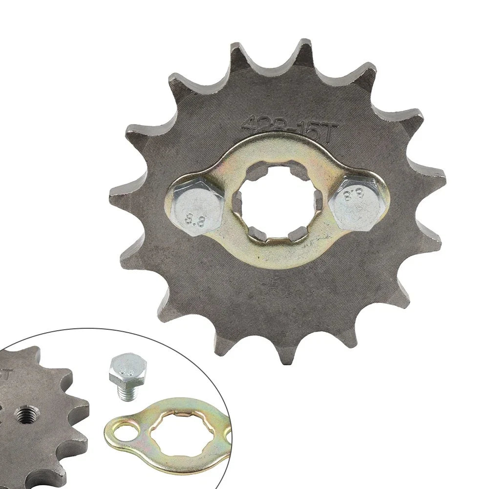 15T Front Sprocket for 110CC 125CC ATV Pit Dirt Quad Bike (428 Chain, 17mm)