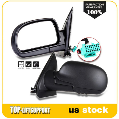 Driver Side Door Mirror for Trailblazer Envoy (Manual, Power, Heated)