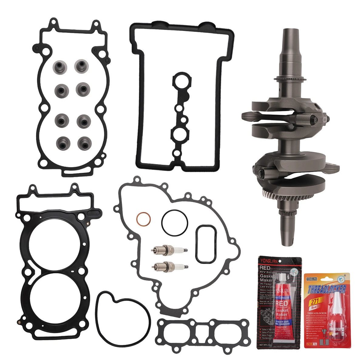 Crankshaft Gaskets Bottom End Rebuild Kit for Polaris RZR XP 1000 (2014–2017) 3SLWJK