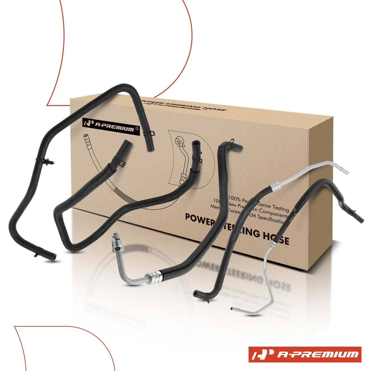 5X Power Steering Return Hose Assembly for Ford F-250 F-350 (1999–2016)