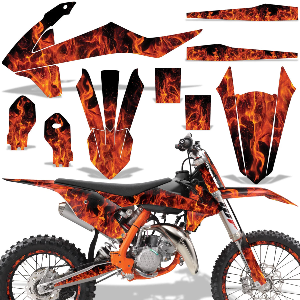 Graphic Stickers +#PLT/RIM Decals for KTM SX85 (2018–2024)