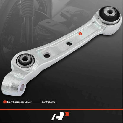 Front Right Lower Rearward Control Arm for BMW F07 535i GT xDrive (2010–2017) - 31126777740, CMS101349, RK641283