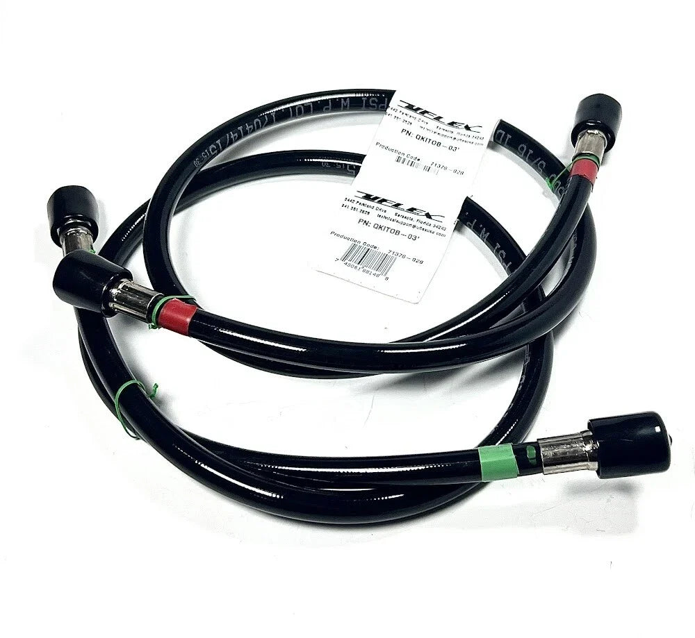 Hydraulic Hose Kit 2X 3FT for Uflex (UFLEX KITOB-03)