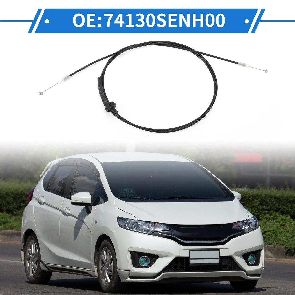 Hood Release Cable No.74130SENH00 for Honda Fit (2004–2005)