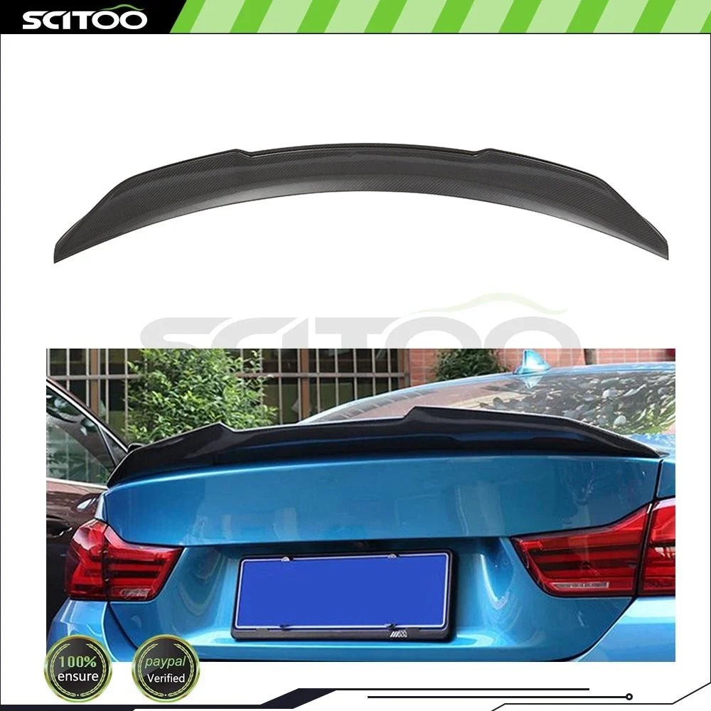 Rear Trunk Spoiler for BMW F36 420i 428i 440i Gran Coupe (2015–2020) Carbon Fiber