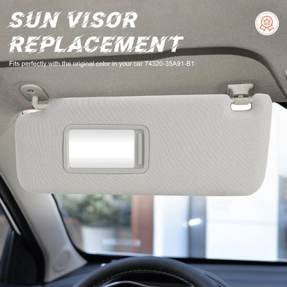 Driver Left Side Sun Visor Replacement for Compatible Vehicles