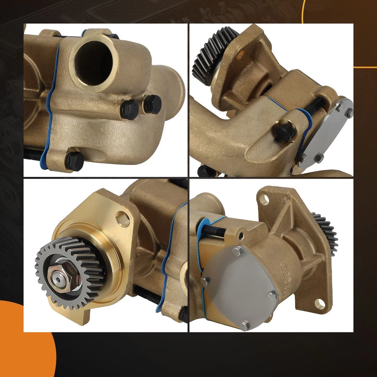 Water Pump for Yanmar 6LP(A)-DTE(P) 6LP(A)-STE(P) (119773-42500, 119773-42501)