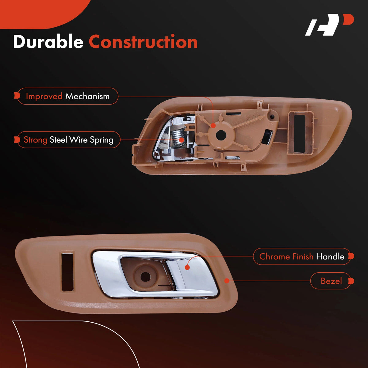 Front Right Interior Door Handle for Ford Taurus (2010–2012) AG1Z-5422600-AD, 90923, 90922