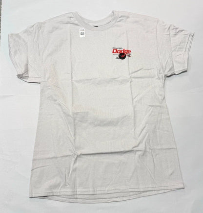 Dodge All Over Logo Gray T Shirt Licensed for Charger Challenger Super Bee