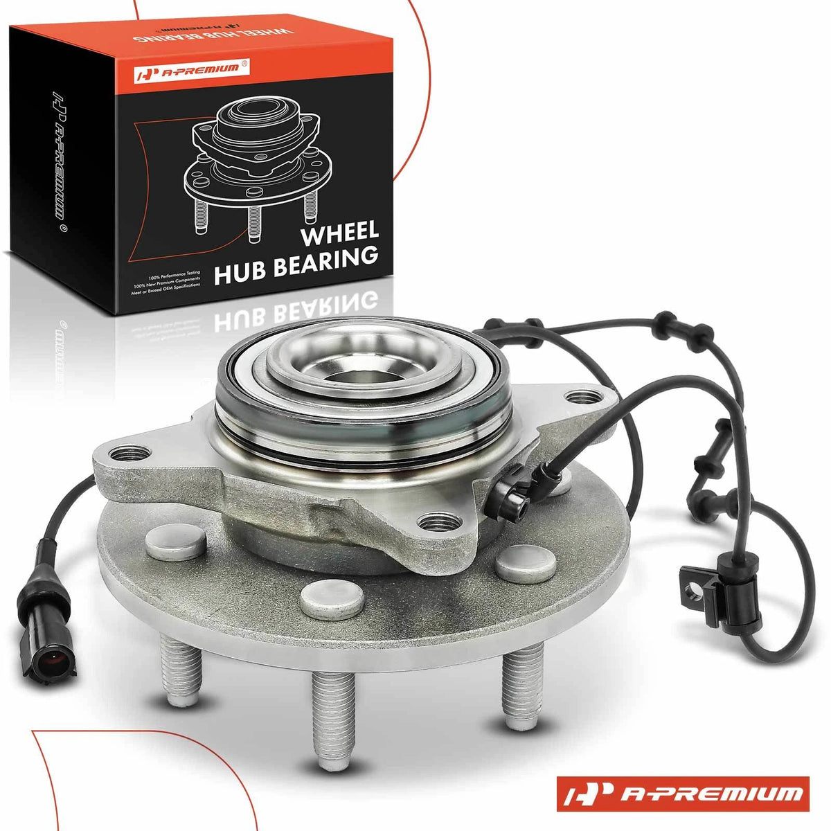 Front Wheel Hub & Bearing Assembly w/ABS for Ford Expedition (2018–2023) 515042