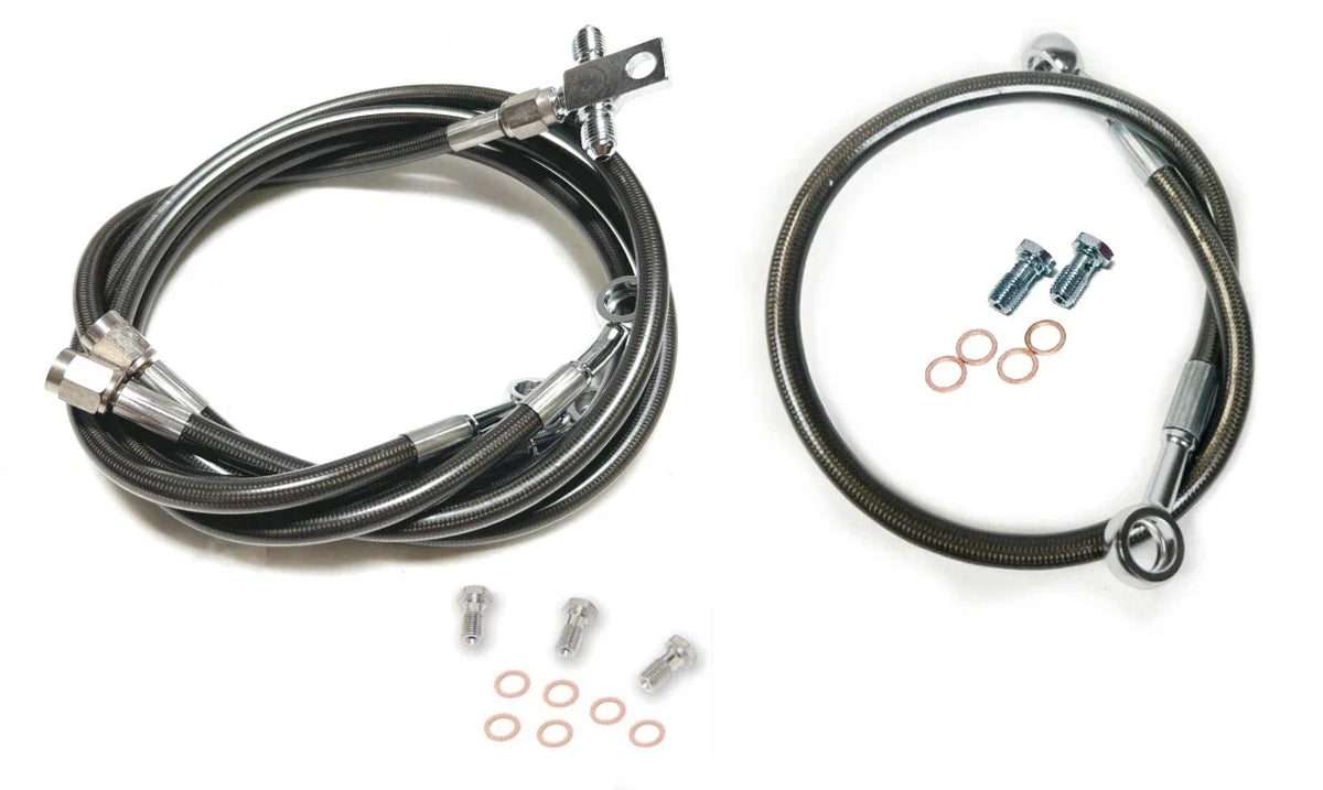Streamline Steel Braided Brake Lines for Honda TRX400EX/TRX400X (2000–2009)