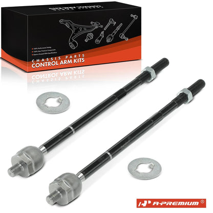 2X Front Inner Side Tie Rod End for Dodge Durango Dakota (2000–2004) 52106477AB, EV406