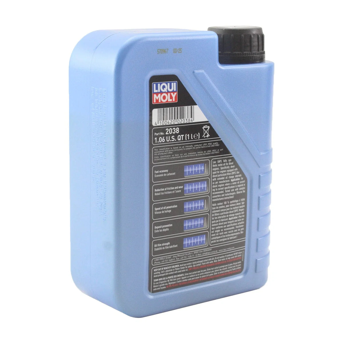Oil Change Kit for Mercedes M256 (9L Liqui Moly Longtime High Tech 5W-30)