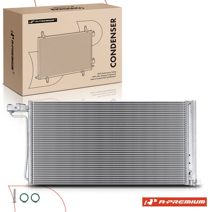 A/C Condenser w/ Receiver Drier for Ford Focus (2012–2014) AV6Z19712A, CV6Z19712A, CV6Z19712J