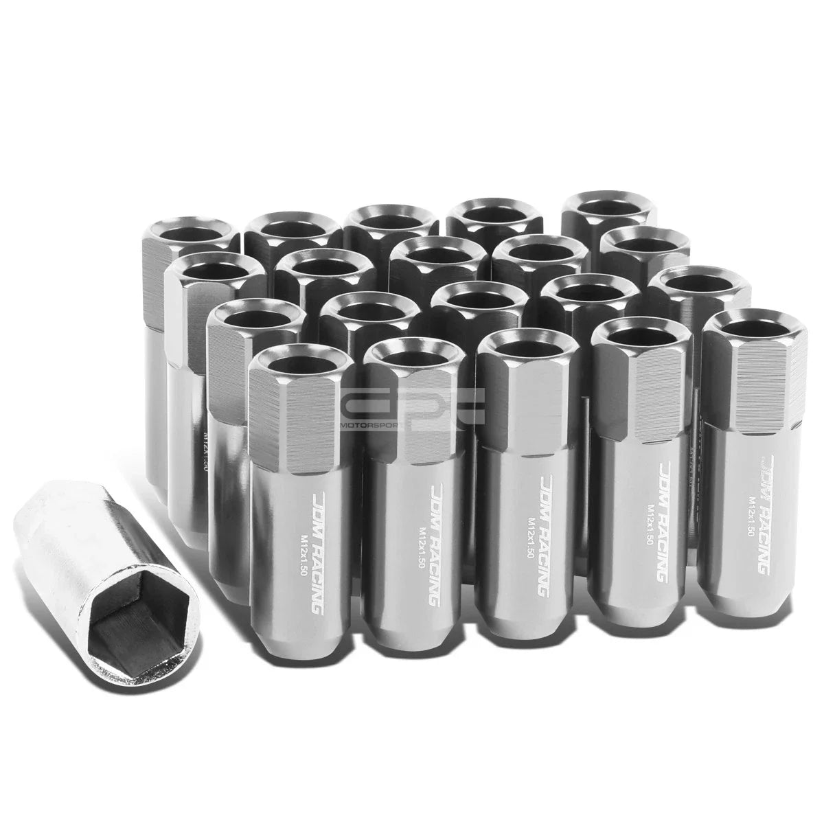 Set of 20mm Anodized Wheel Lug Nuts + Adapter Key for Lexus IS250 IS350 GS460