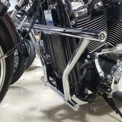 Chrome Engine Guard Crash Bar for Harley Street Bob Sport Glide Low Rider (2018–2024)