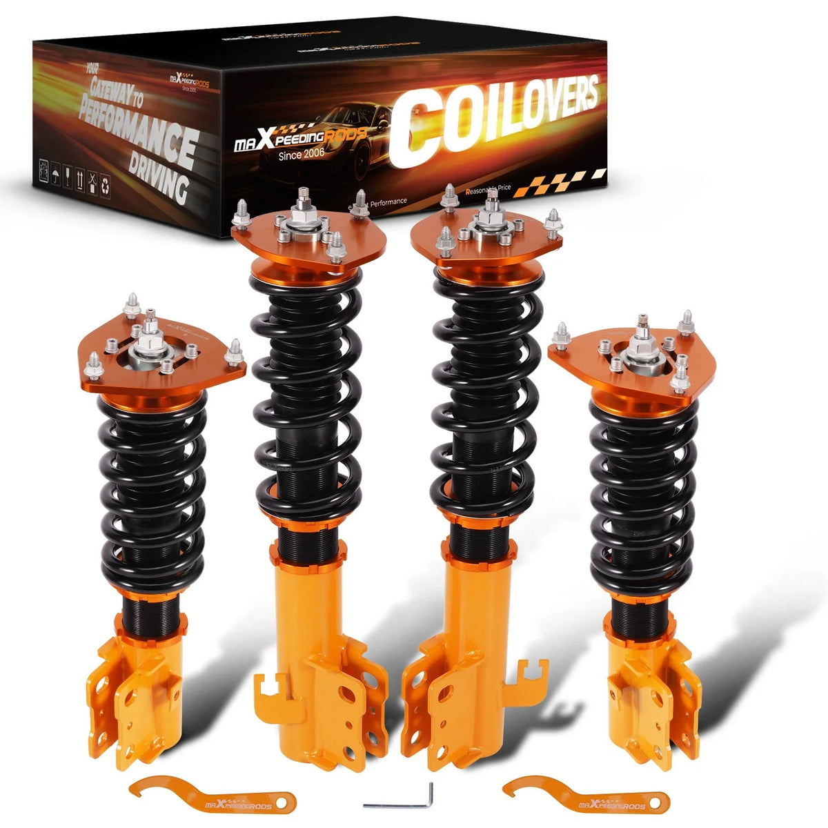 Coilovers Suspension 24 Ways Damper Kit for Subaru Forester (1998–2002)