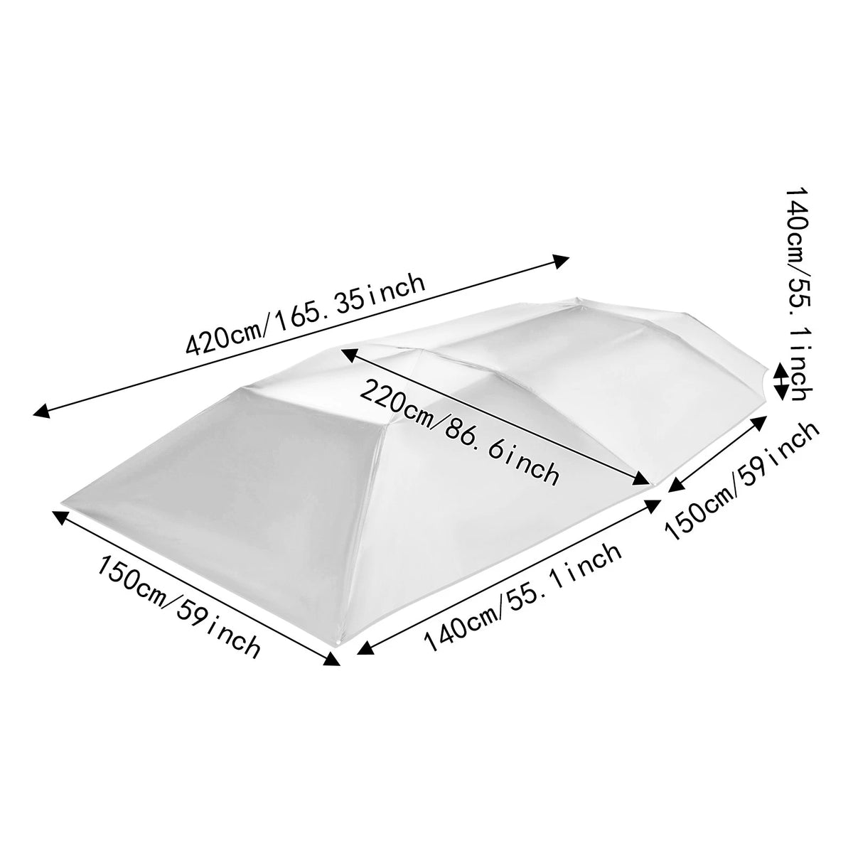 Car Tent for Portable Car Protection Awning Cover