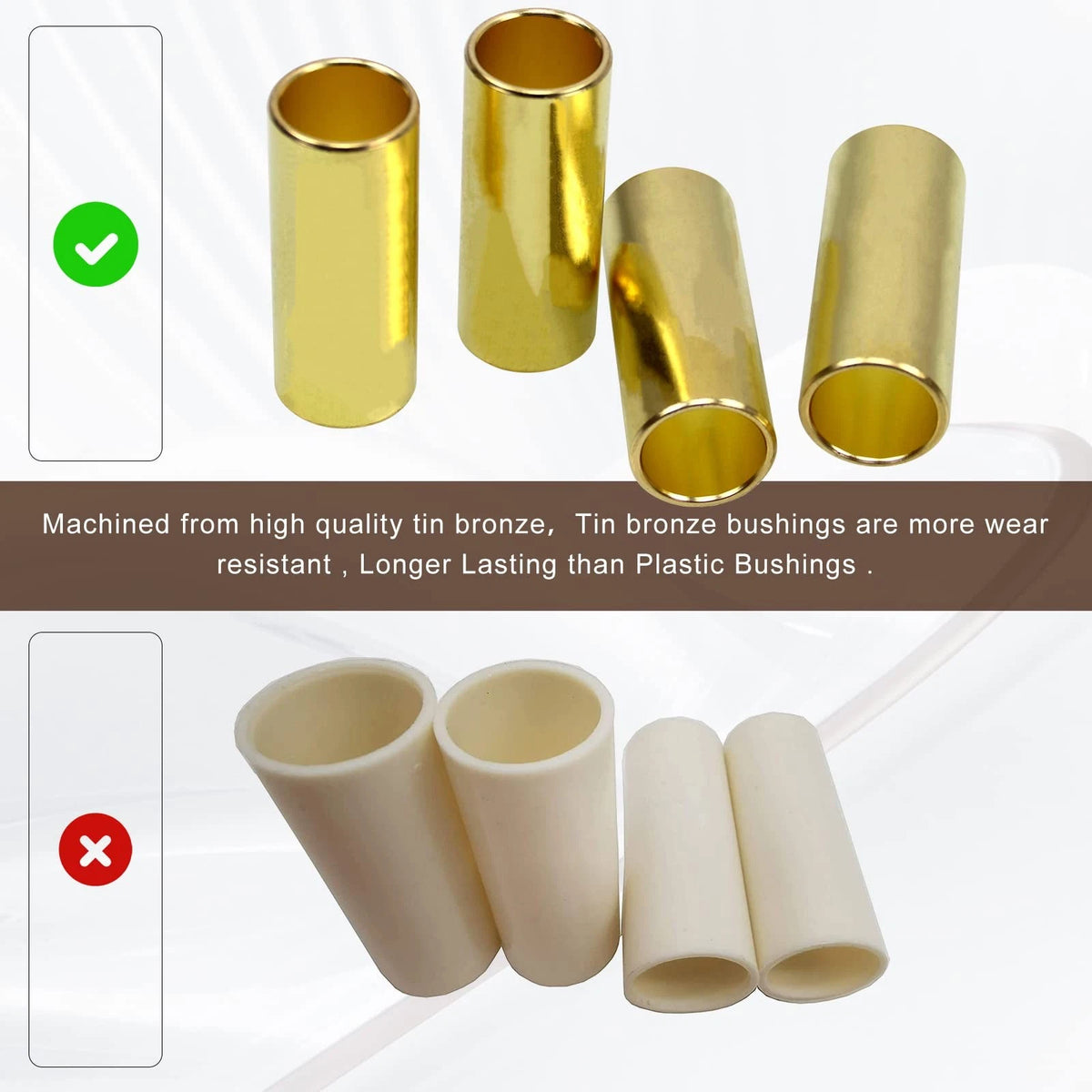 Set of 4 Leaf Spring Bushings for Trailer (K7129100)