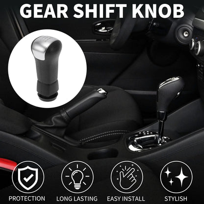 5 Speed Manual Gear Shifter Knob for Nissan Qashqai (2006–2013) Black Plastic