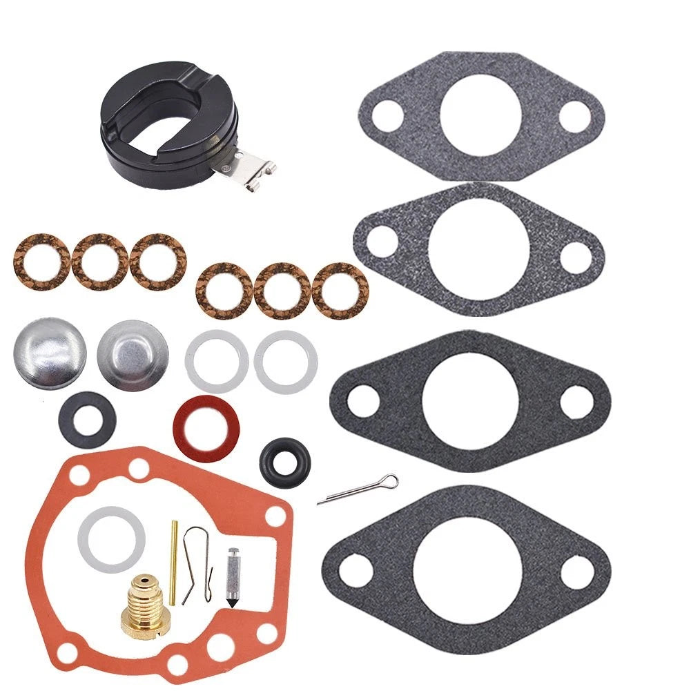 Carburetor Kit with Float for Johnson Evinrude 1.5-20 HP (18-7043 383052 398532)
