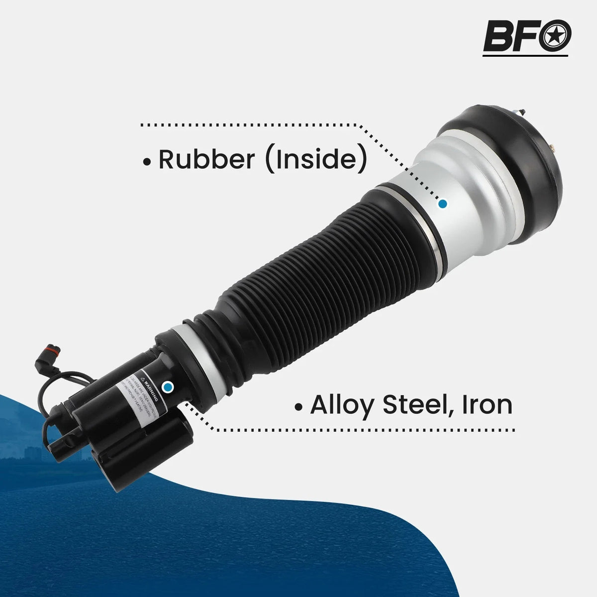 Front Left Air Suspension Shock Strut for Mercedes W220 S430 S500 (1999–2006) 2203201338