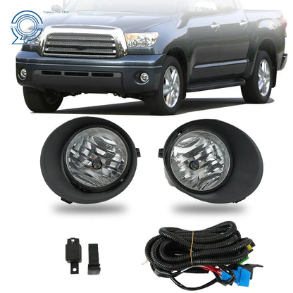 Set of 2 Fog Lights for Toyota Tundra (2007–2013) w/Cover Switch Kits