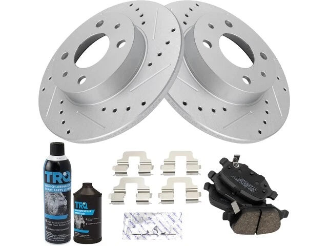 Brake Pad and Rotor Kit for Fiat 500 (2012–2019) 84729GCQH