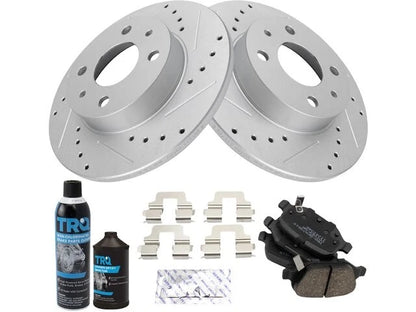 Brake Pad and Rotor Kit for Fiat 500 (2012–2019) 84729GCQH