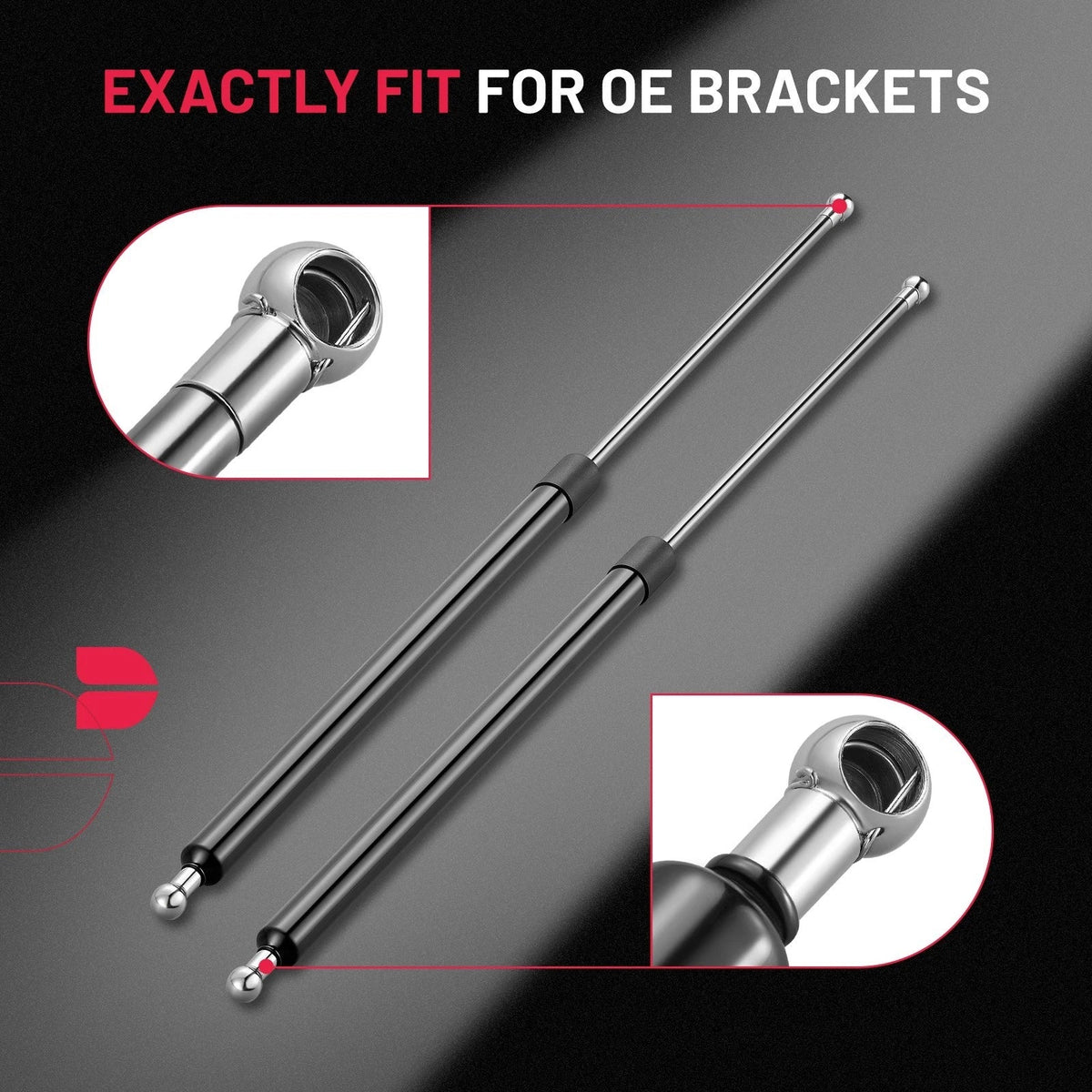 Gas Lift Support Shock for Camper Shell Truck Topper Ford (2017–2024)