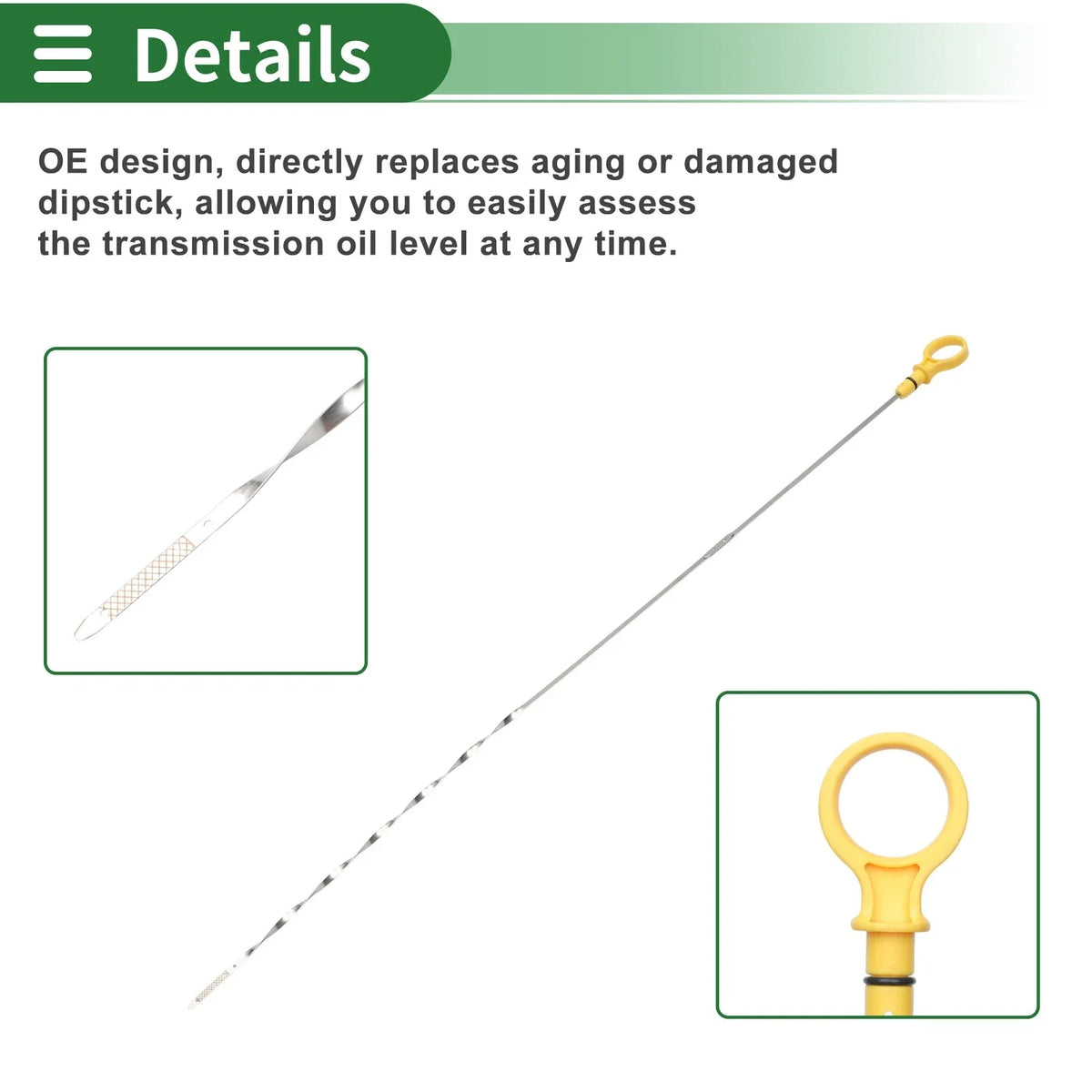Oil Level DipStick No.9L3E6750AE for Ford Explorer V8 4.6L (2009–2010)
