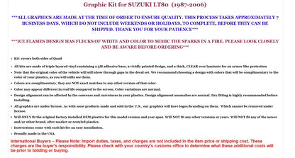 ATV Graphic Decals for Suzuki LT80 (1987–2006) REAPER2 R