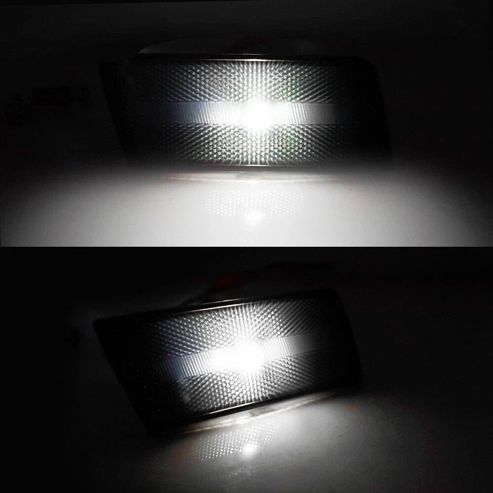 Set of 2 Smoked LED Front Fender Side Marker Lights for Chrysler 300