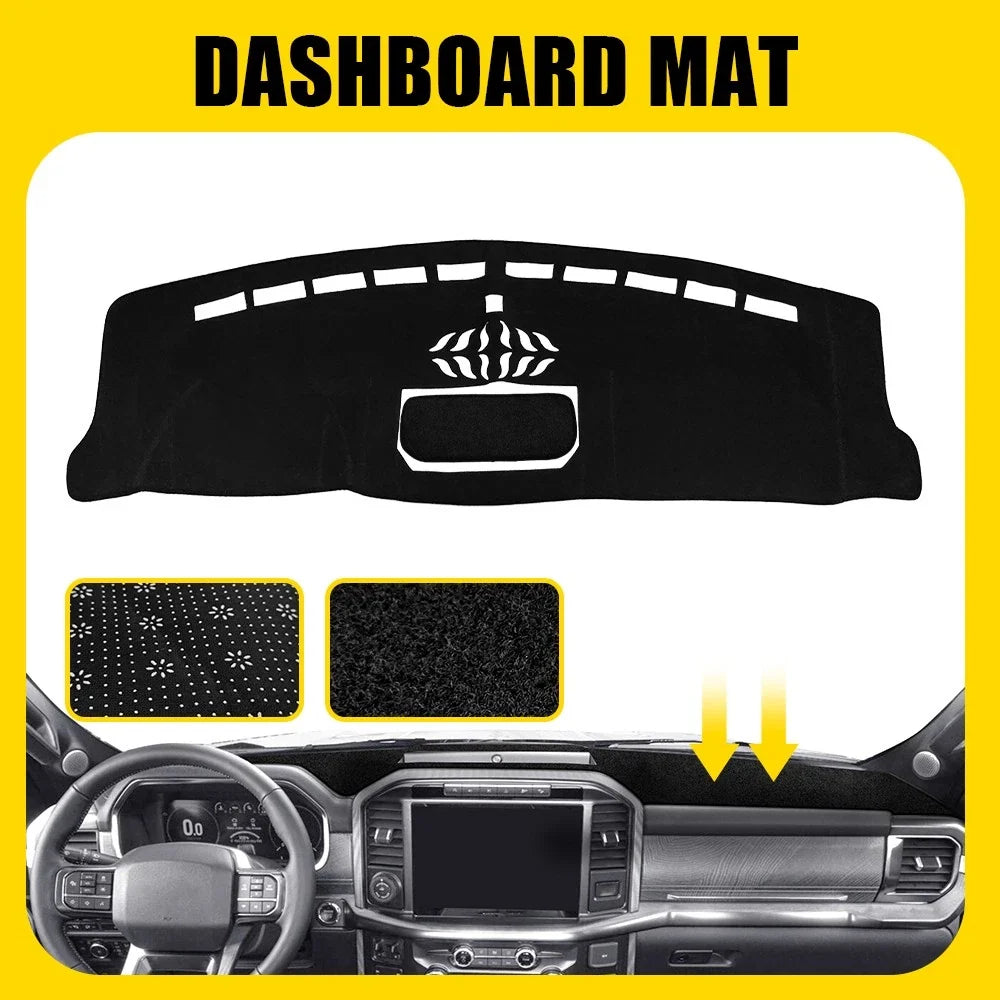 Dashboard Cover Sunshade Mat for Ford F150 (2021–2025)