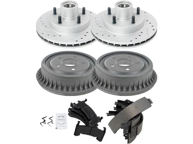 Brake Pad Rotor Shoe Drum Kit for Isuzu Hombre (1996–2000) 28421RMQG