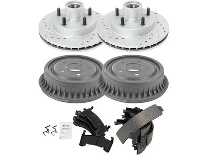 Brake Pad Rotor Shoe Drum Kit for Isuzu Hombre (1996–2000) 28421RMQG