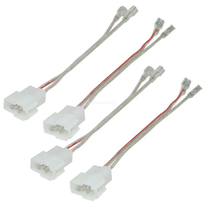 4X Car Door Speakers Wire Harness Adapters for Subaru Impreza (1993–2007)