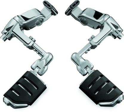 Kuryakyn Ergo III Adjustable Cruise Mount with Trident Dually ISO Pegs for Honda
