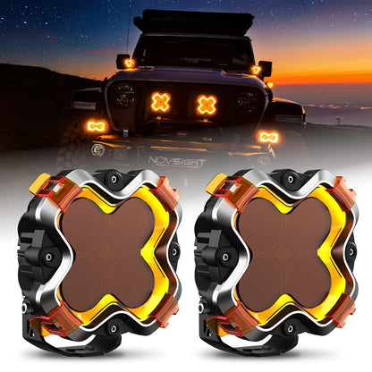 6" LED Pods for Jeep (2010–2023) - Offroad Driving Spot Flood Combo