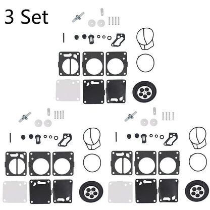 Set of 3 Carburetor Kits for SeaDoo 650 717 787 800 GTI GTS GTX SP SPX