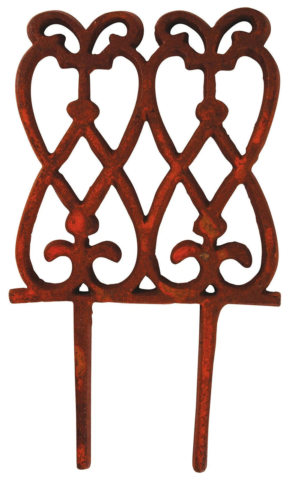 Victorian Cast Iron Garden Edging Fence for Garden (5.655 x 0.897 Inches)